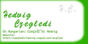 hedvig czegledi business card
